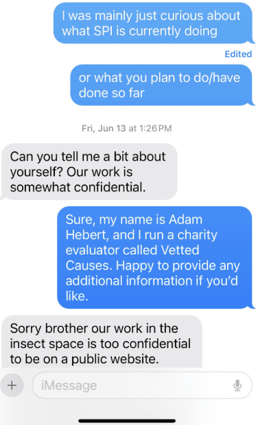SPI Text Message